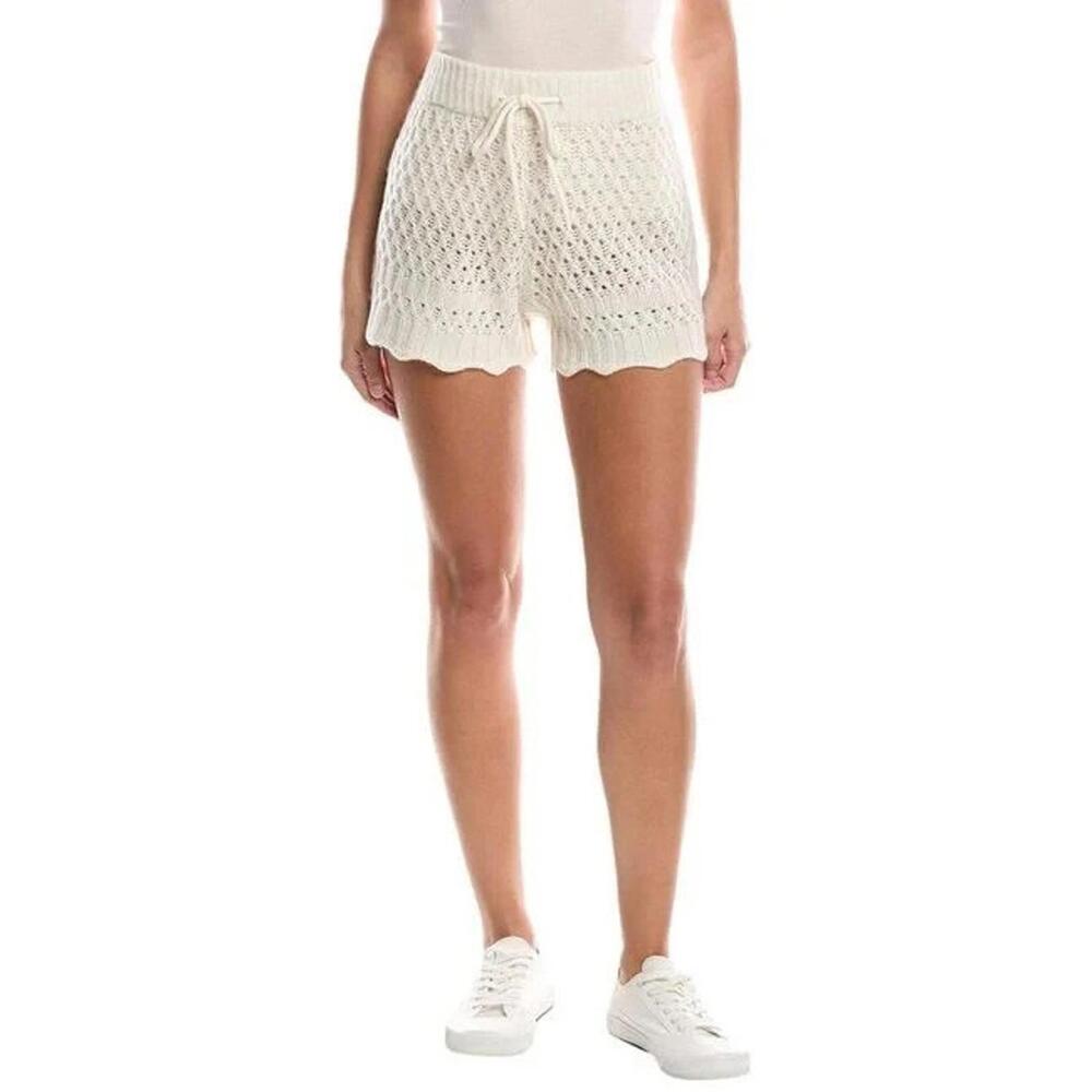 NoName 100% Cashmere Ruth Knit Shorts NWT